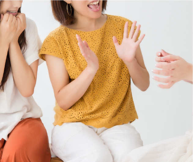 会話が盛り上がる女性たち